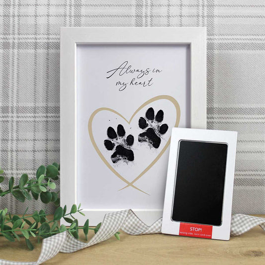 Small Paw Print Display Frame